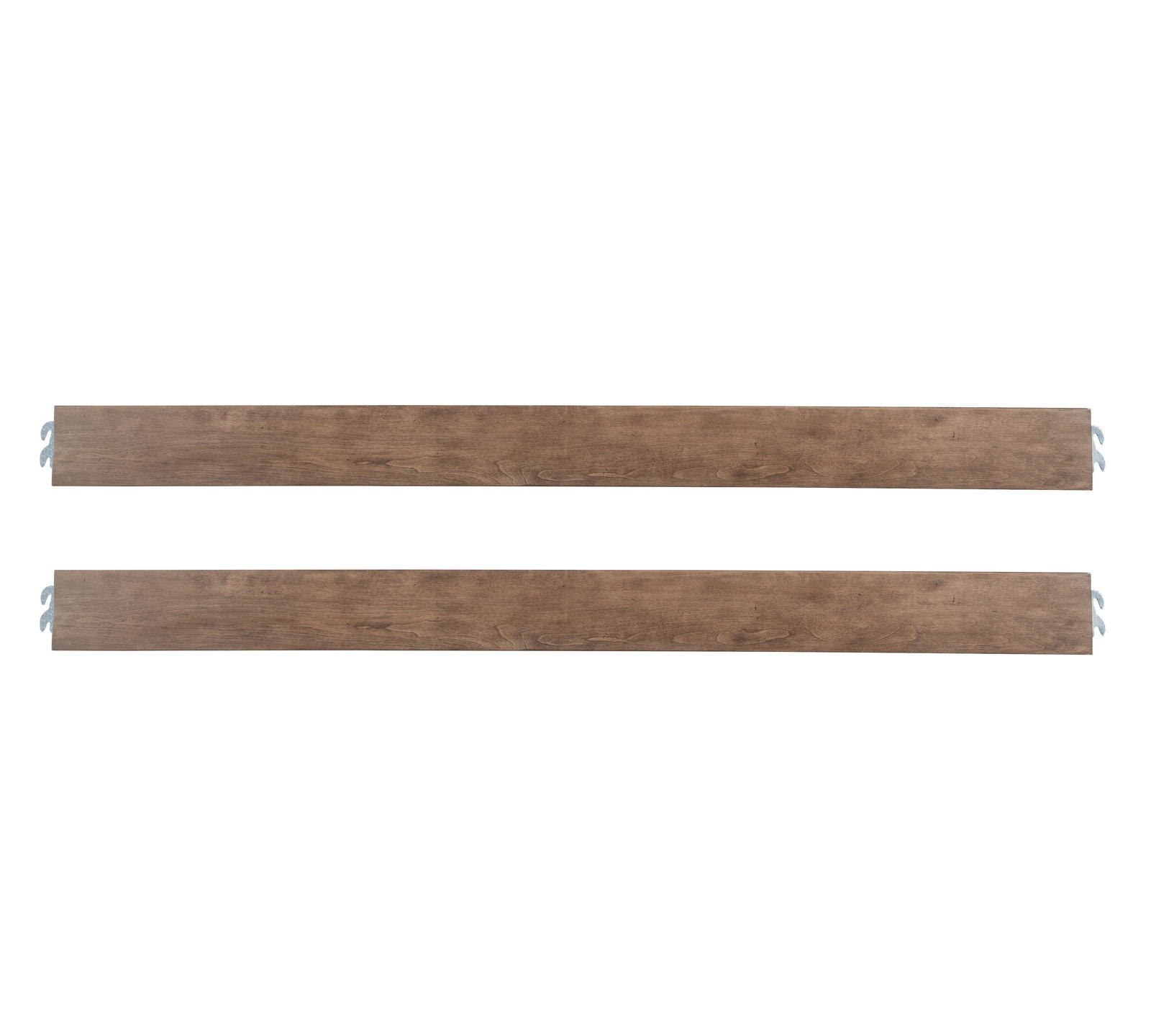 Charter Solid Hardwood Bed Rail, Brown