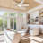 Low Profile 42" 5 - Blade Flush Mount Small Room Ceiling Fan with LED Light and Remote-108166617-132999400