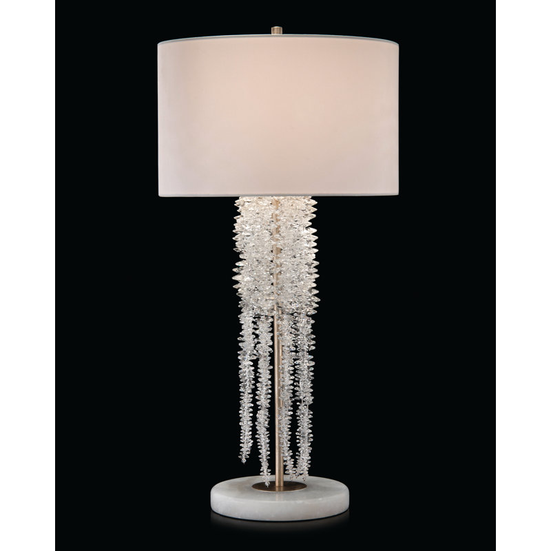 Cascading Crystal Table Lamp