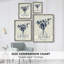 Indigo Floral Vase I, reproduction encadrée - bois massif-1043197819