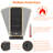 Edge Collections 500 Watt 11140 BTU Electric Cabinet Space Heater