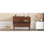 Lit escamotable peu encombrant avec USB, pin noyer, usage domestique multifonctionnel