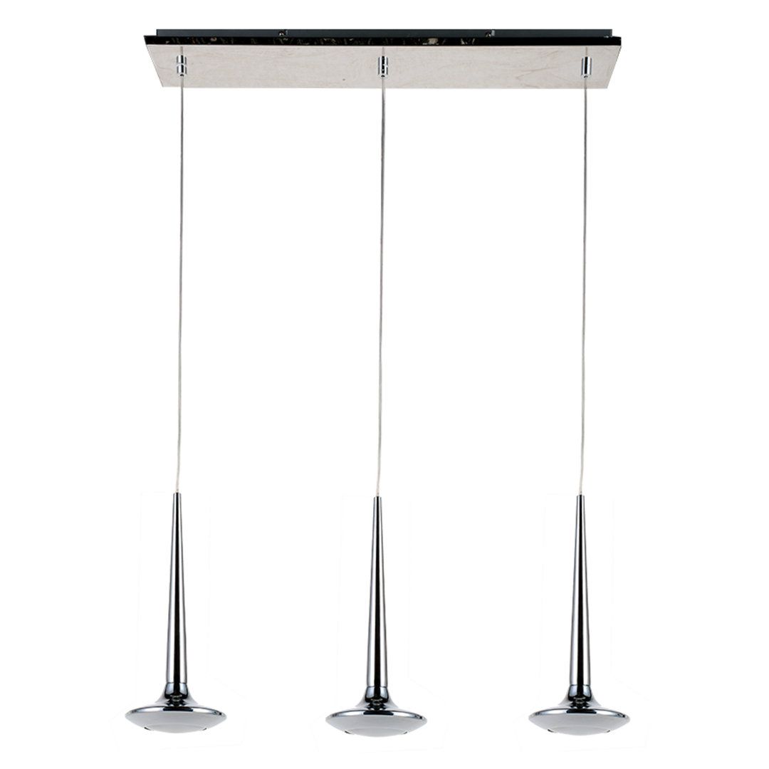 Lineare LED-Pendelleuchte 3-flammig Declan