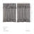 Annie Buffalo Check Cotton Ruffled 36" Cafe Curtain-999064538-999064539