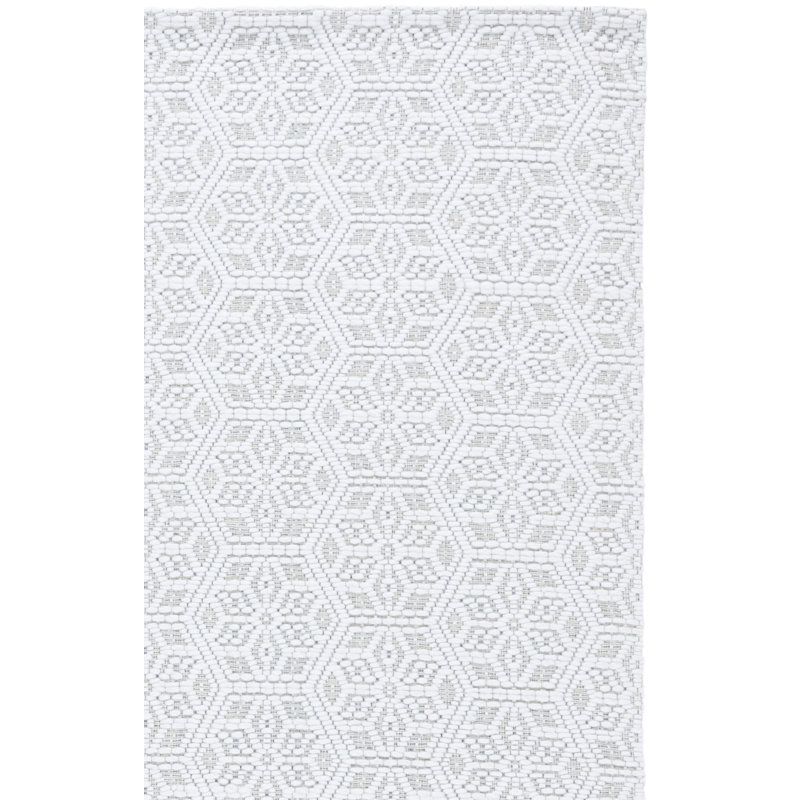 Marbella 330 Hand Woven Performance Geometric Rug, Square 6'
