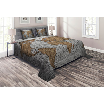 Eclectic Polyester Coverlet