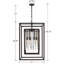 Lustre rectangulaire à 8 lumières Retinne