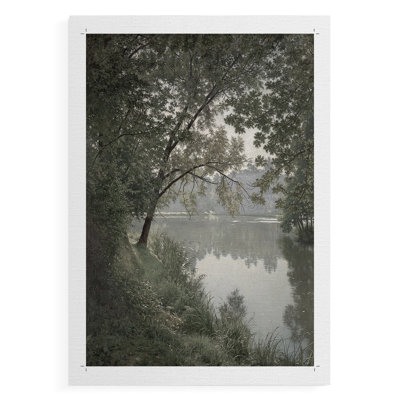 Paysage rétro XLII - impression sur toile seulement - non encadrée