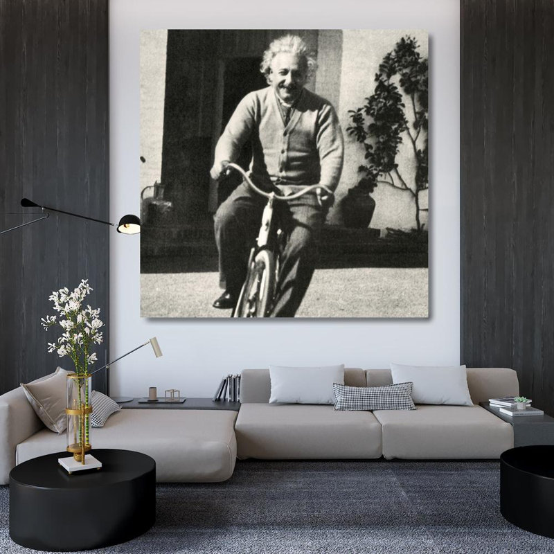 Albert Einstein (Bike), 36" H x 36" W