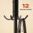 Freestanding Coat Rack With 12 Hooks, Umbrella Holder And Hat Hanger Organizer - Space-Saving Entryway Storage Solution