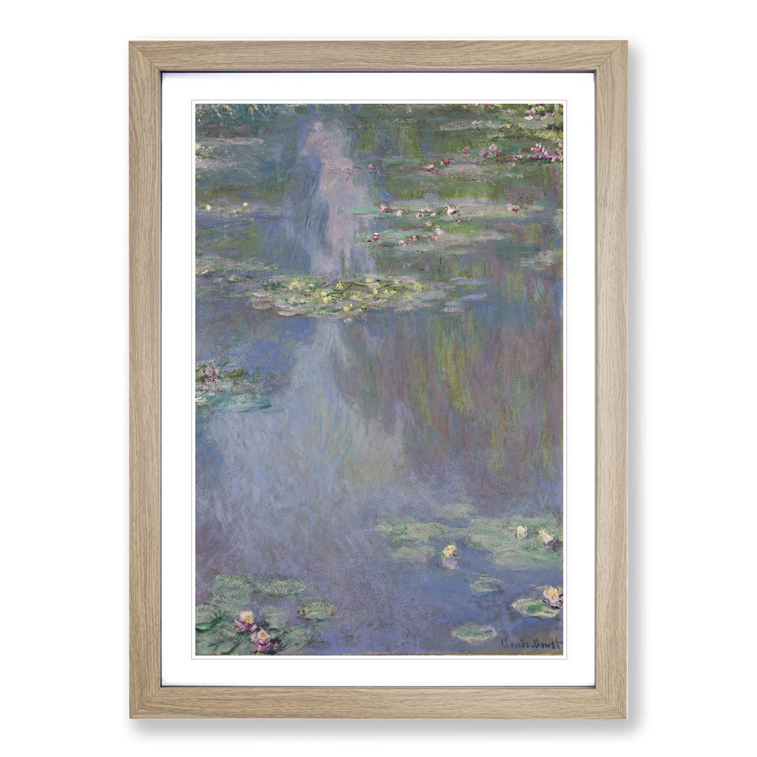 Water Lilies Lily Pond Vol.39 by Claude Monet - Framed Print