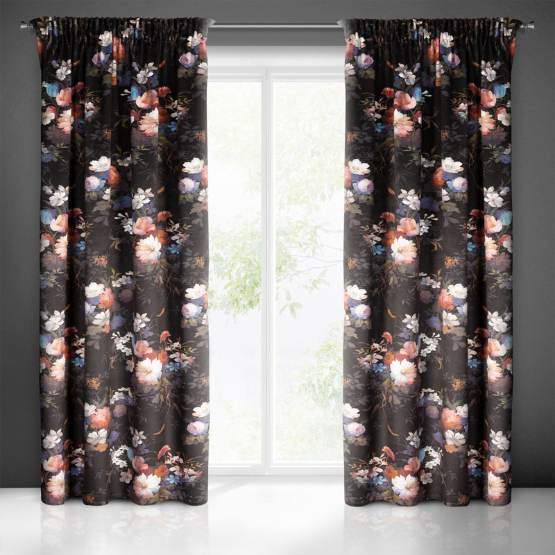 Abigeal Blackout Curtains Single Panel