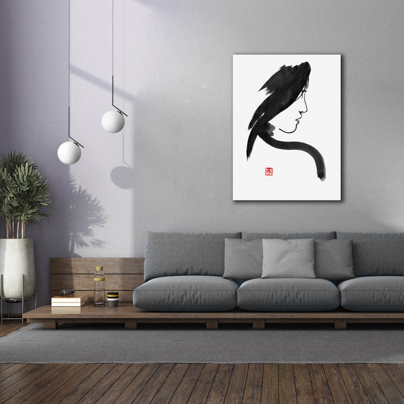 "Geisha 02" par Pechane, H 54 po x l 40 po x P 1,5 po