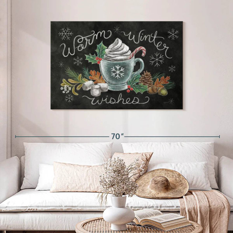 Craie décorative de Noël III, H 30 po x l 45 po