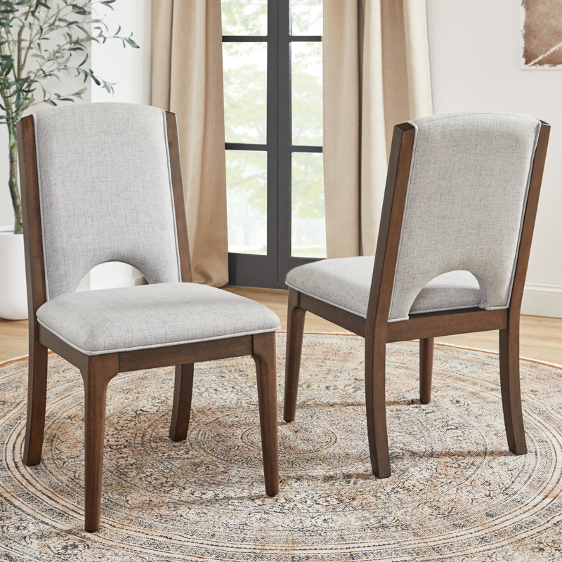 Chaise de salle à manger rembourrée Athens (ensemble de 2)