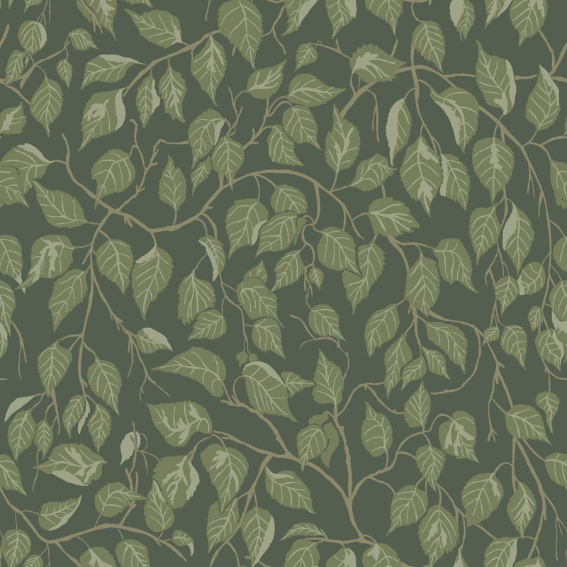 Papier peint Haube, Vert