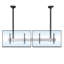 Support de plafond multi-écrans Black Tilt pouvant supporter jusqu'à 110 lb-128885196