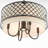 Mance 5 - Light Steel Dimmable Drum Chandelier-1840527374