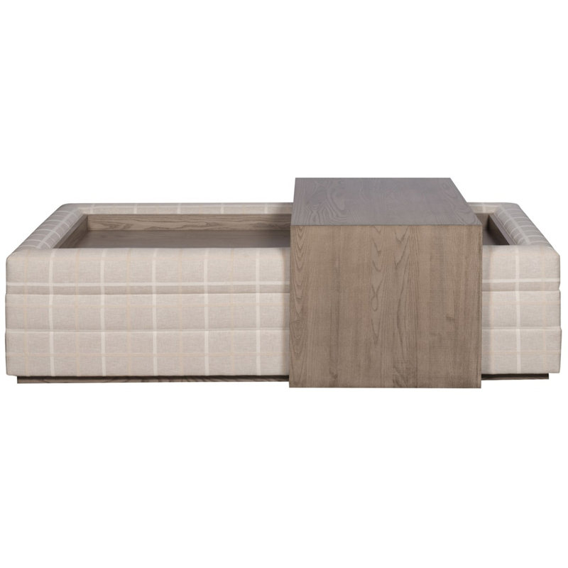 Boyden Bumper with Wood Tray/Wide Overlay, Worthy Snow, Casa Blanca