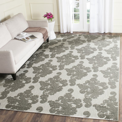 Tapis géométrique crème / gris Conlin