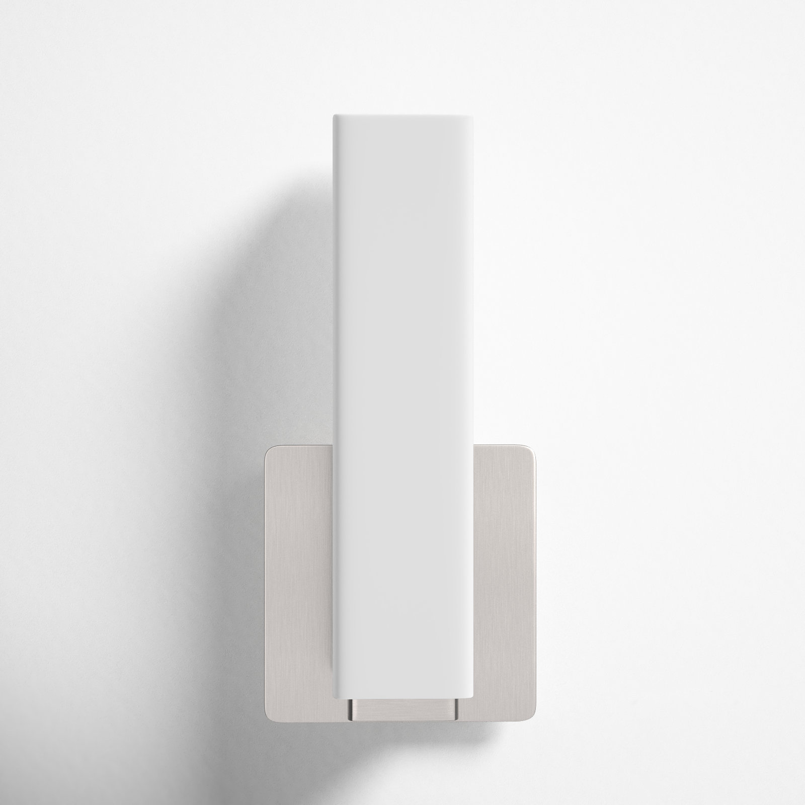Erby Single Light Flush Mount Sconce, Brushed Nickel, 3000K, 11" H x 5" W x 3" D