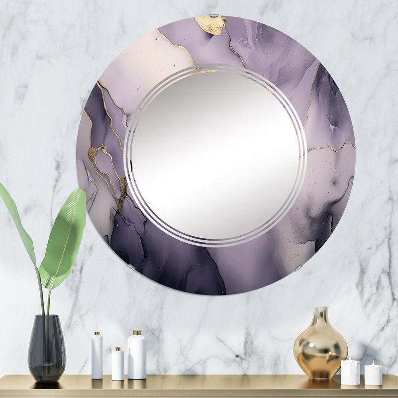 Miroir mural Zyianna, 32 po x 32 po