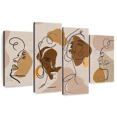 Portraits féminins minimalistes de Leisha