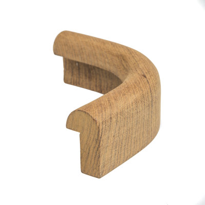 2.5'' H x 2'' W x 1'' D Teak Corner Molding