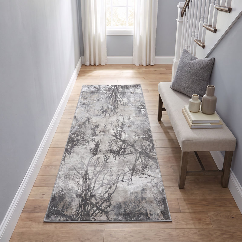 Juanis Abstract Indoor Rug, Runner 2'7" x 12'