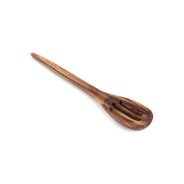 Tovolo Wooden Slotted Kitchen Spoon- Olivewood 