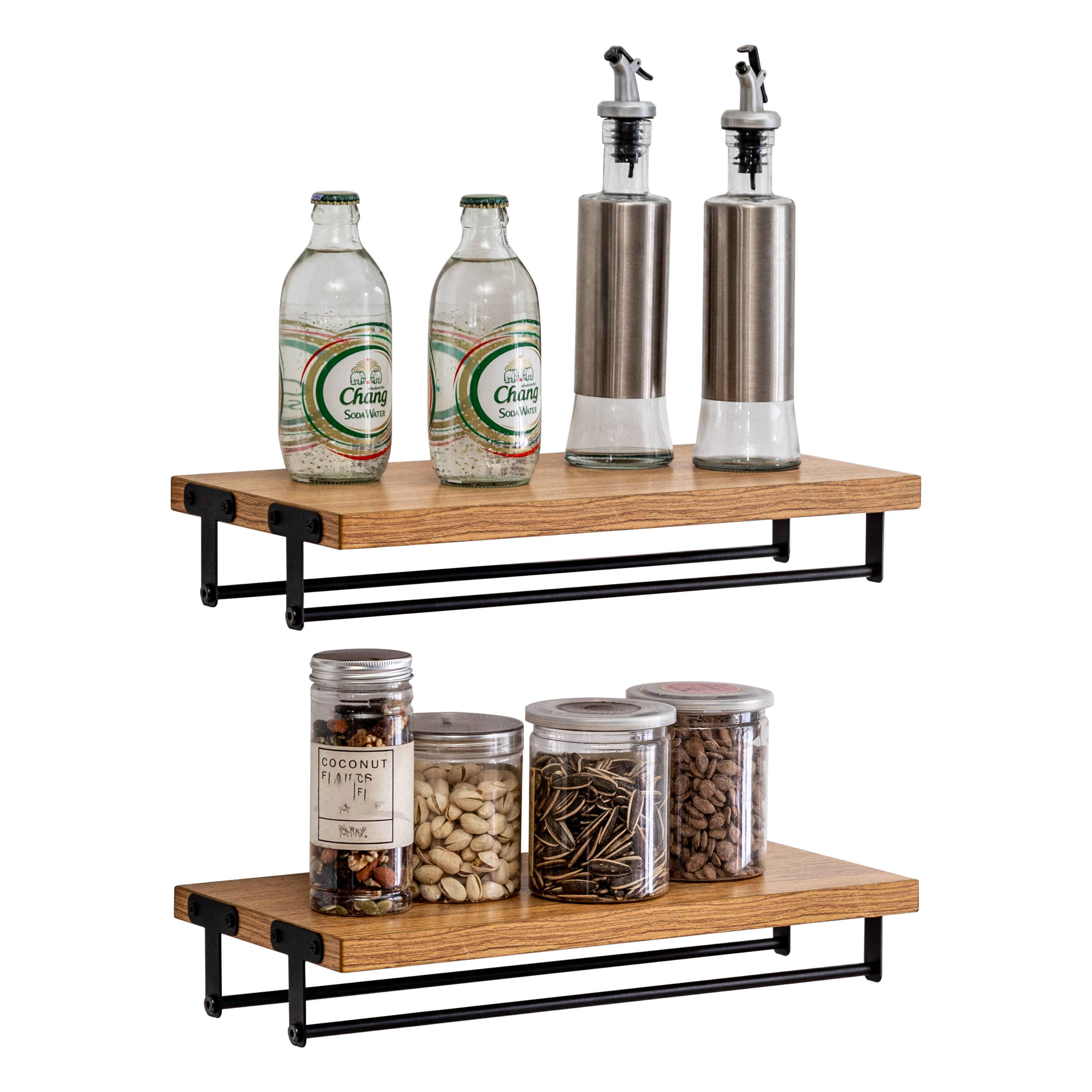 Handmade Rustic Wooden Spice Rack Kitchen Storage (Wall Mountable On  Request)