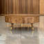 Table basse ovale en bois - 39 x 24 x 15 po - Brun