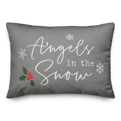  Coussin rectangulaire Angels in the Snow