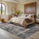 Machine Washable Rug with Rubber Backing for Living Room Oriental Non-Slip Bedroom Rug Floral Faux Wool Runner Rugs for Hallway Kitchen Entryway Laundry