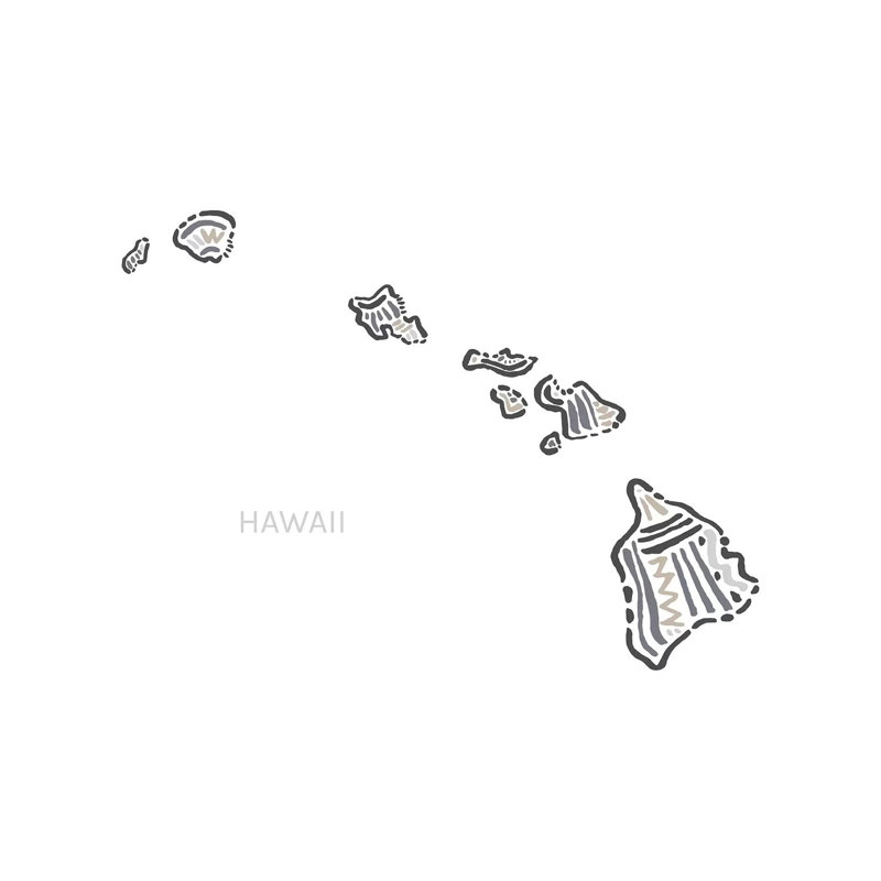 " Hawaii " by Statement Goods, 26" H x 40" W x 1.5" D