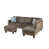 Beige Microfiber