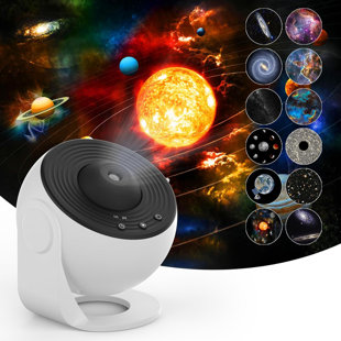 13-in-a Galaxy Projector 360° Rotating HD Image Star Projector Galaxy Night Light with Timer