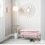 Banc de rangement en velours Agostino-486092664