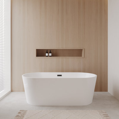 Carissa 67'' x 32'' Soaking Acrylic Bathtub