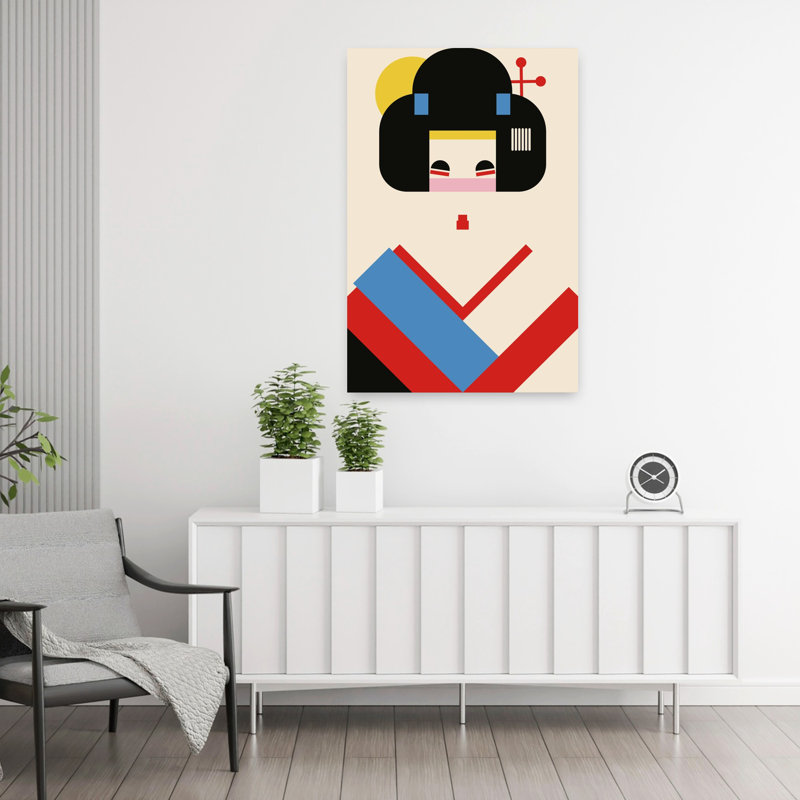 Contemporary Art Abstract Contemporary Wall Art by Retrodrome - Wrapped Canvas Print, 91.44 cm H x 60.96 cm W
