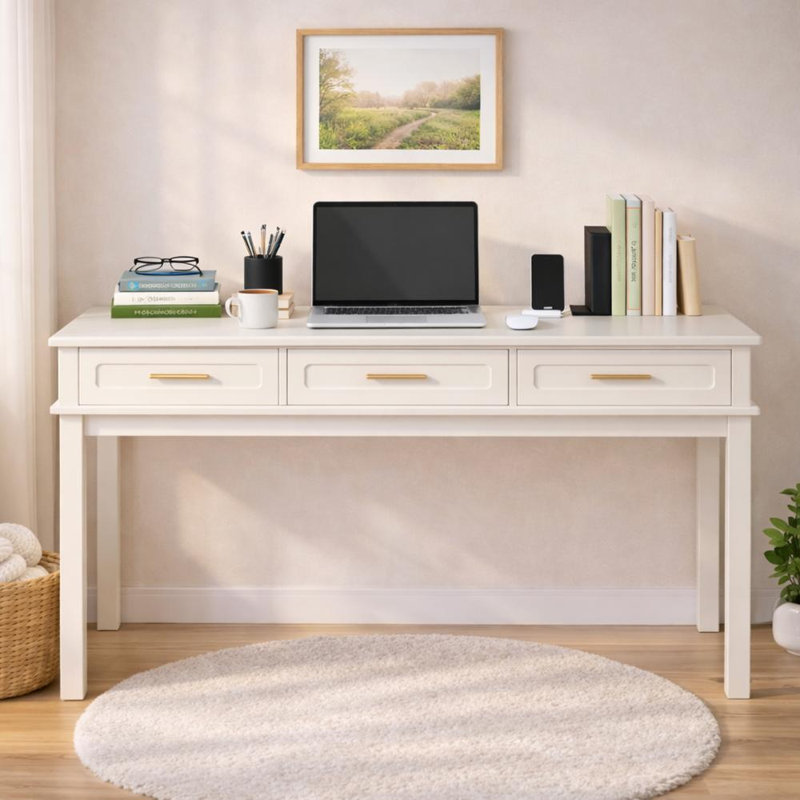 Vanity Desk with 3 Drawers