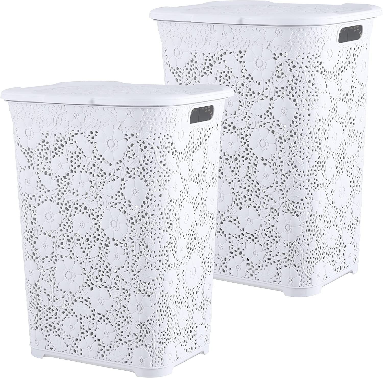 Panier à Linge Pliable Basket-Ball 21,8 L - Grand Panier Rangement Sport Déco, Tissu Polyester Résistant Avec Poignées Cuir, Idéal Chambre Enfant & Ado