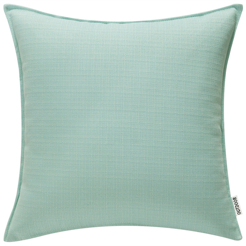 Designer Outdoor Waterproof Pillow Covers Accent Pillows, Aquamarine