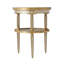 Eglomisé Glass End Table