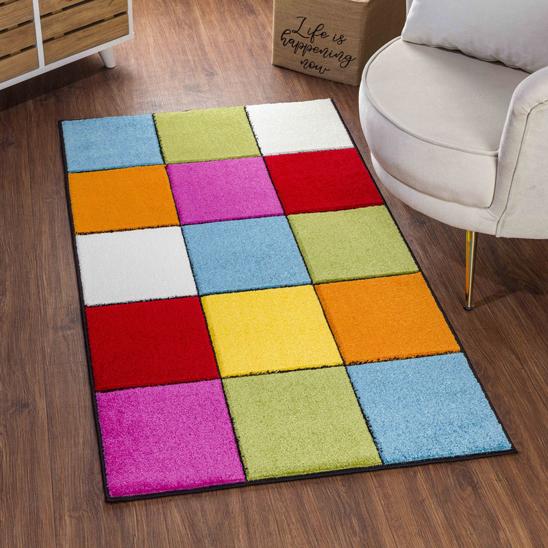 Jadavian Geometric Area Rug, Rectangle 80 x 150cm