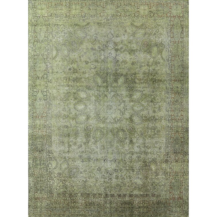 Bungalow Rose Light Green Rug | Wayfair