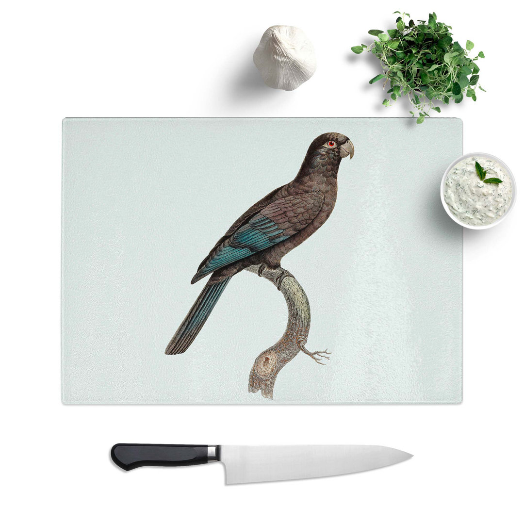 Tempered Glass Parrot Chopping Board