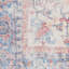 Tapis oriental bleu / rouge lavable à la machine-1158640091