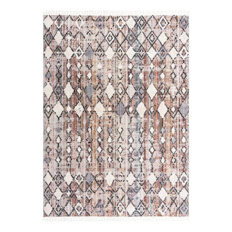 Gosnold Geometric Indoor Rug, Rectangle 9' x 12'