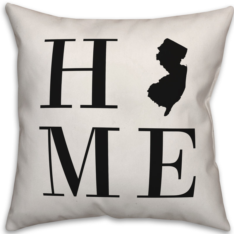 Alabama Outdoor Reversible Throw Pillow, New Jersey